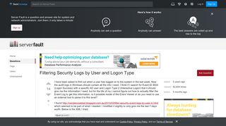 windows server 2008 - Filtering Security Logs by User and Logon ...