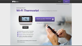 Filtrete Wi-Fi Thermostat - RTCOA - Radio Thermostat
