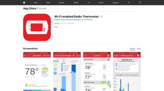 Wi-Fi enabled Radio Thermostat on the App Store - iTunes - Apple