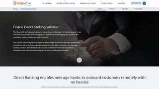 Finacle Direct Banking Solution - Online Customer Acquisition ...