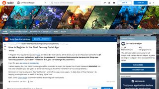 How to Register to the Final Fantasy Portal App : FFRecordKeeper ...