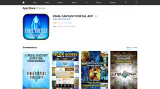 FINAL FANTASY PORTAL APP on the App Store - iTunes - Apple