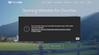 Church Websites by Finalweb