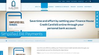 Finance House | Simplified Bill Payments