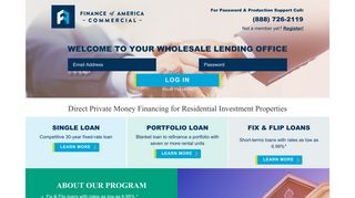 Finance of America Commercial Wholesale Lending