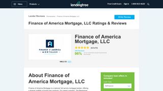 Finance of America Mortgage, LLC - Mortgage Company Reviews ...