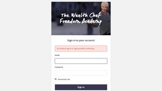 The Wealth Chef's Freedom Academy
