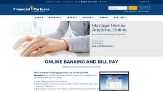 Online Banking and Bill Pay - Financial Partners Credit Union