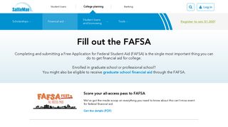 FAFSA Student Loans — How to Apply for FAFSA | Sallie Mae