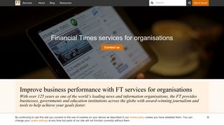FT services for organisations - Financial Times