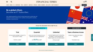 Subscribe to read | Financial Times
