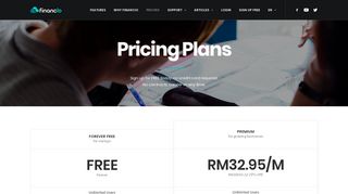 Pricing | Financio