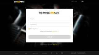 Log In | Get Used Parts Supplier