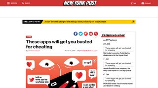 These apps will get you busted for cheating - New York Post