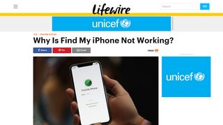 Why Is Find My iPhone Not Working? - Lifewire