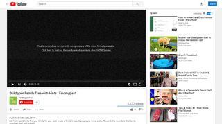 Build your Family Tree with Hints | Findmypast - YouTube