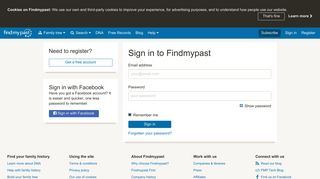 Sign in to your account | findmypast.com