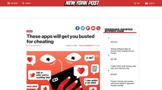 These apps will get you busted for cheating - New York Post