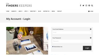 The Finders Keepers - Login