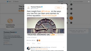 Thomson Reuters on Twitter: 