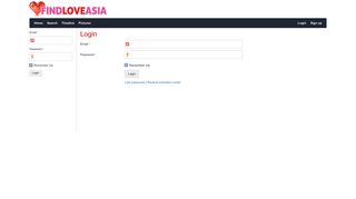 Login - FindLoveAsia.com | Leading Free Asian Dating Site