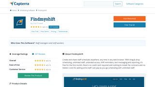 Findmyshift Reviews and Pricing - 2019 - Capterra