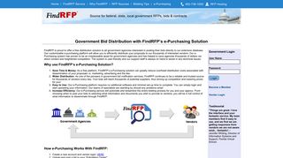 e-Purchasing for Government to Publish Bids Online - Find RFP