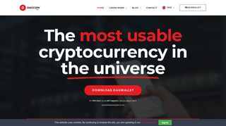 Dagcoin the most usable cryptocurrency in the universe | Dagcoin.org