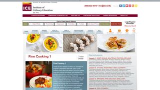 Fine Cooking 1 - ICE Recreational - Institute of Culinary Education