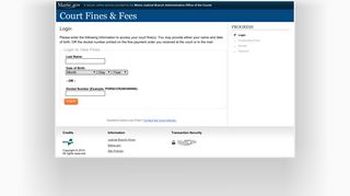 Court Fines & Fees - Maine.gov