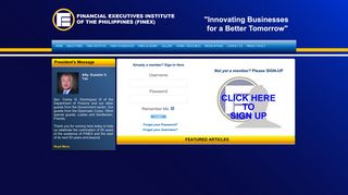 Login - Financial Executives Institute of the Philippines