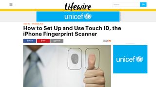 Set Up and Use Touch ID, the iPhone Fingerprint Scanner - Lifewire