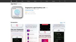 Fingerprint Login:PassKey Lock on the App Store - iTunes - Apple