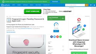 Fingerprint Login: PassKey Password & Apps Lock for iPhone ...
