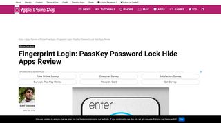 Fingerprint Login: PassKey Password Lock Hide Apps Review ...