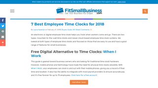 Time Clock - Fit Small Business