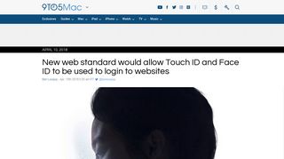New web standard would allow Touch ID and Face ID to be used to ...