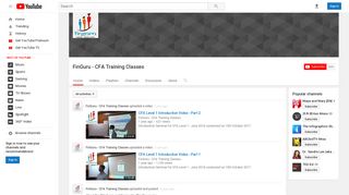 FinGuru - CFA Training Classes - YouTube