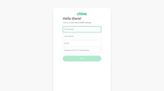 Sign Up - Chime Banking