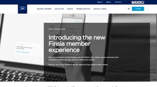 Members portal - Finsia