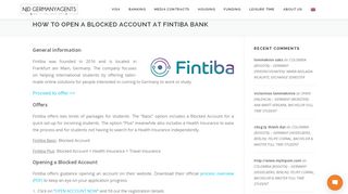 HOW TO OPEN A BLOCKED ACCOUNT AT FINTIBA BANK - NJD ...
