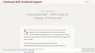 Cincinnati Bell – WiFi Setup & Change of Password – Cincinnati Bell ...