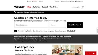 Verizon Fios Phone, TV, Internet Packages and Bundles - Triple or ...