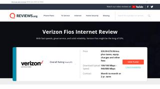 Verizon Fios Internet Review - Reviews.org