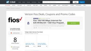 Verizon Fios Deals, Offers and Coupon Codes | Slickdeals