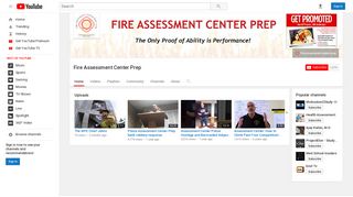 Fire Assessment Center Prep - YouTube