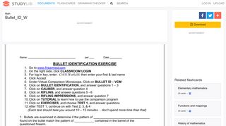 Bullet_ID_W - studylib.net