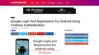 Google Login And Registration For Android Using Firebase ...