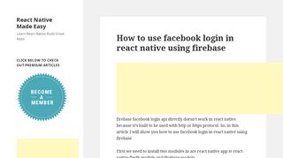 How to use facebook login in react native using firebase – React ...