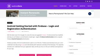 Android Getting Started with Firebase - Login and Registration ...